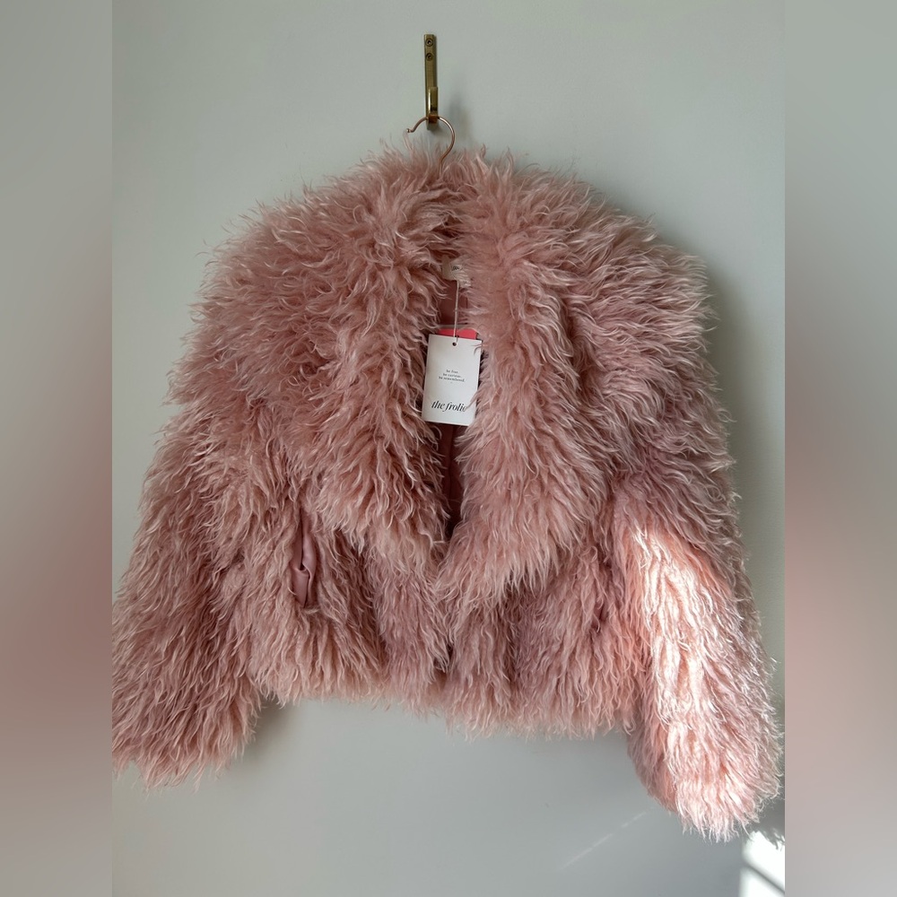 Pink Faux Fur Jacket